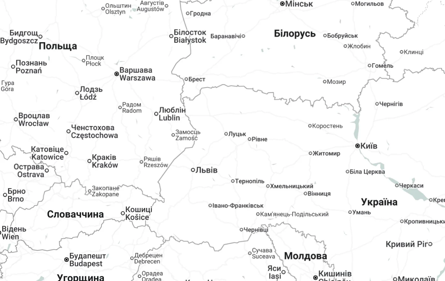 Мапа салонів-партнерів